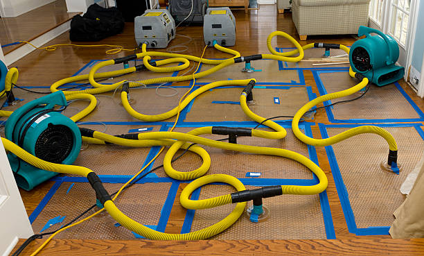 Professional Crawl Space Water Removal technician working in Acampo, CA